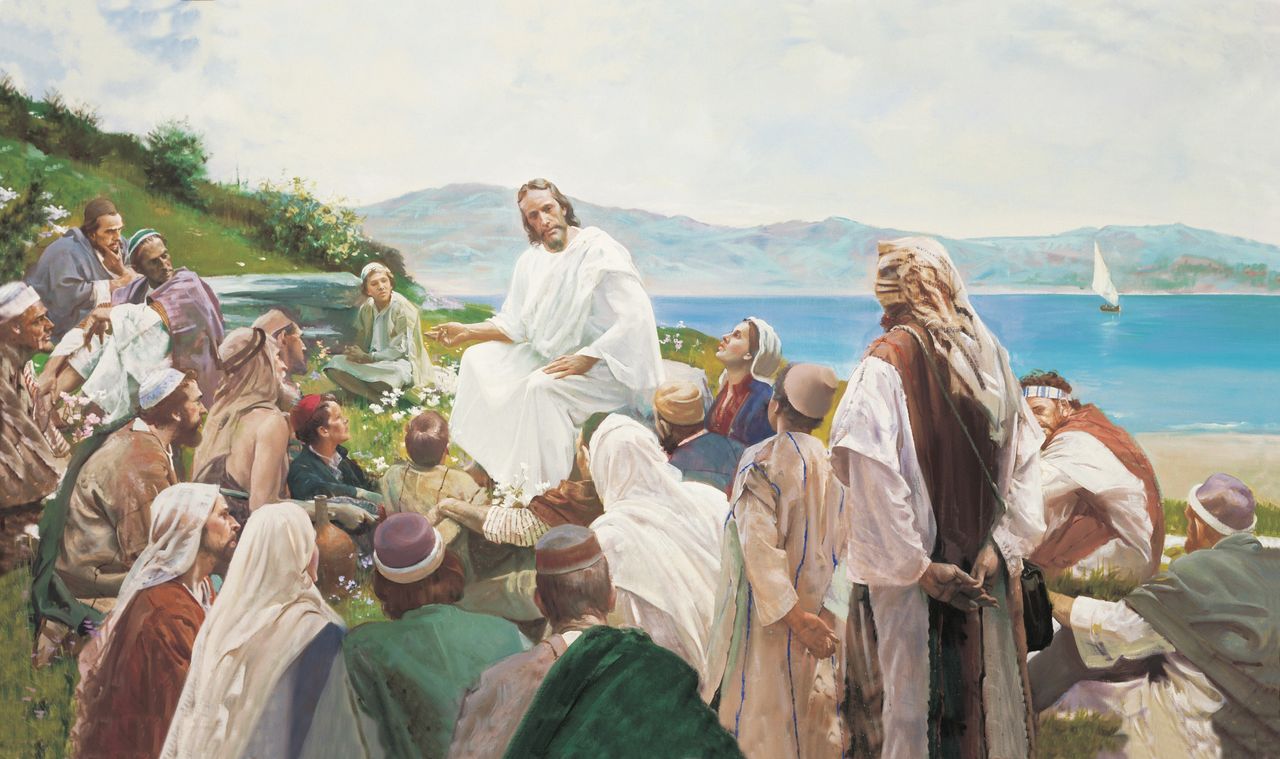Jésus-Christ donne le Sermon sur la montagne, des enseignements de la Bible pour notre époque